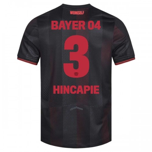 Maglia Bayer 04 Leverkusen Piero Hincapie 3 Primo 2025-26 Maniche Corte - Uomo Maglia Bayer 04 Leverkusen Piero Hincapie 3 Primo 2025-26 Maniche Corte - Uomo